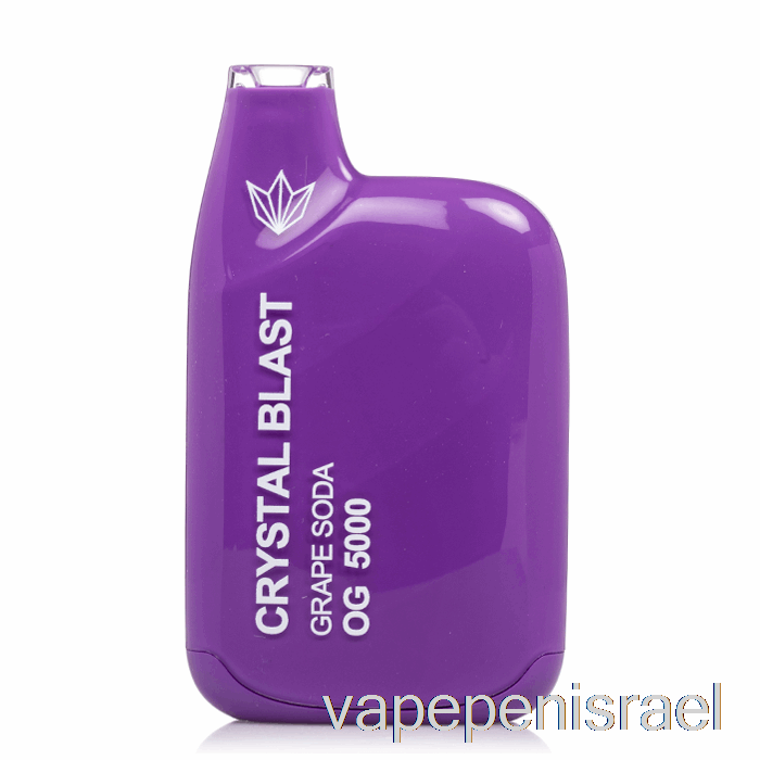 חד פעמי Vape Israel Crystal Blast Og5000 סודה ענבים חד פעמית